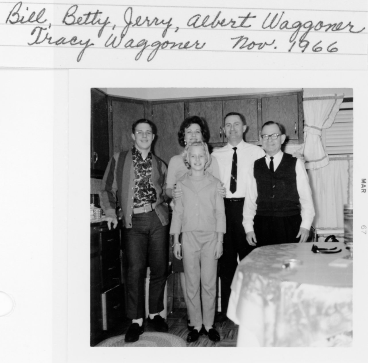 1966 Albert With Family